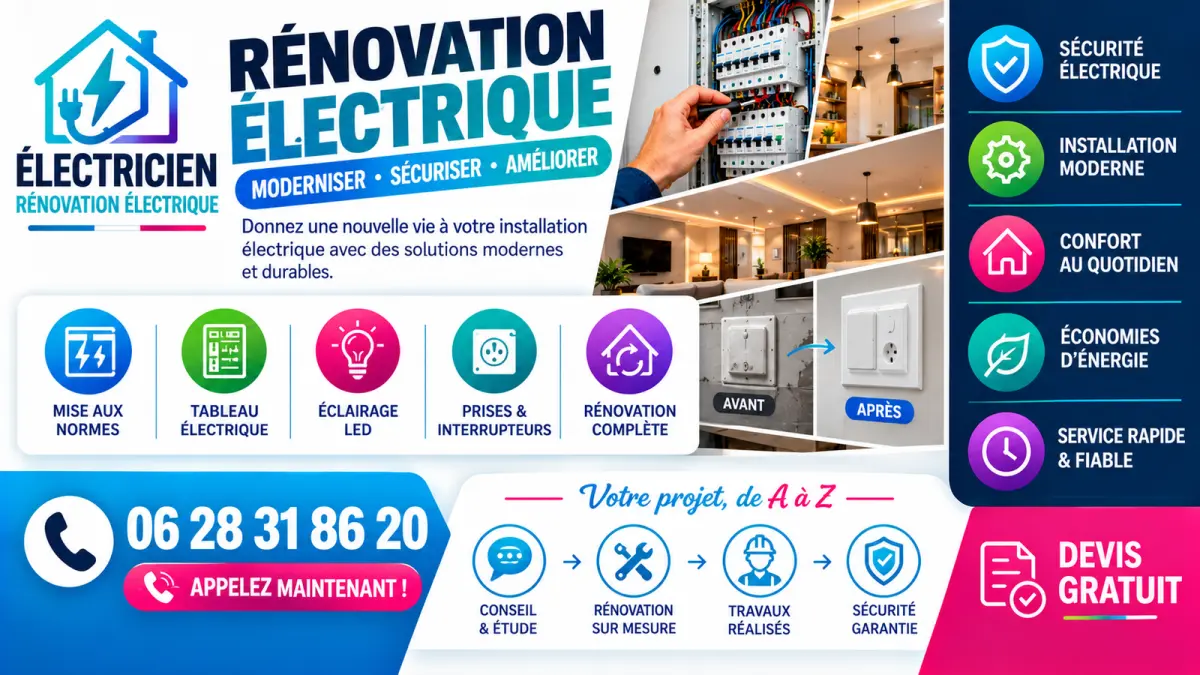 Renovation Electrique Marseille 13006